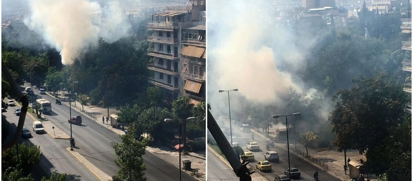 Εύγε: Τέθηκε υπό έλεγχο η φωτιά στο Πεδίον του Άρεως - Η πρώτη επιτυχία της κυβέρνησης! (upd2)